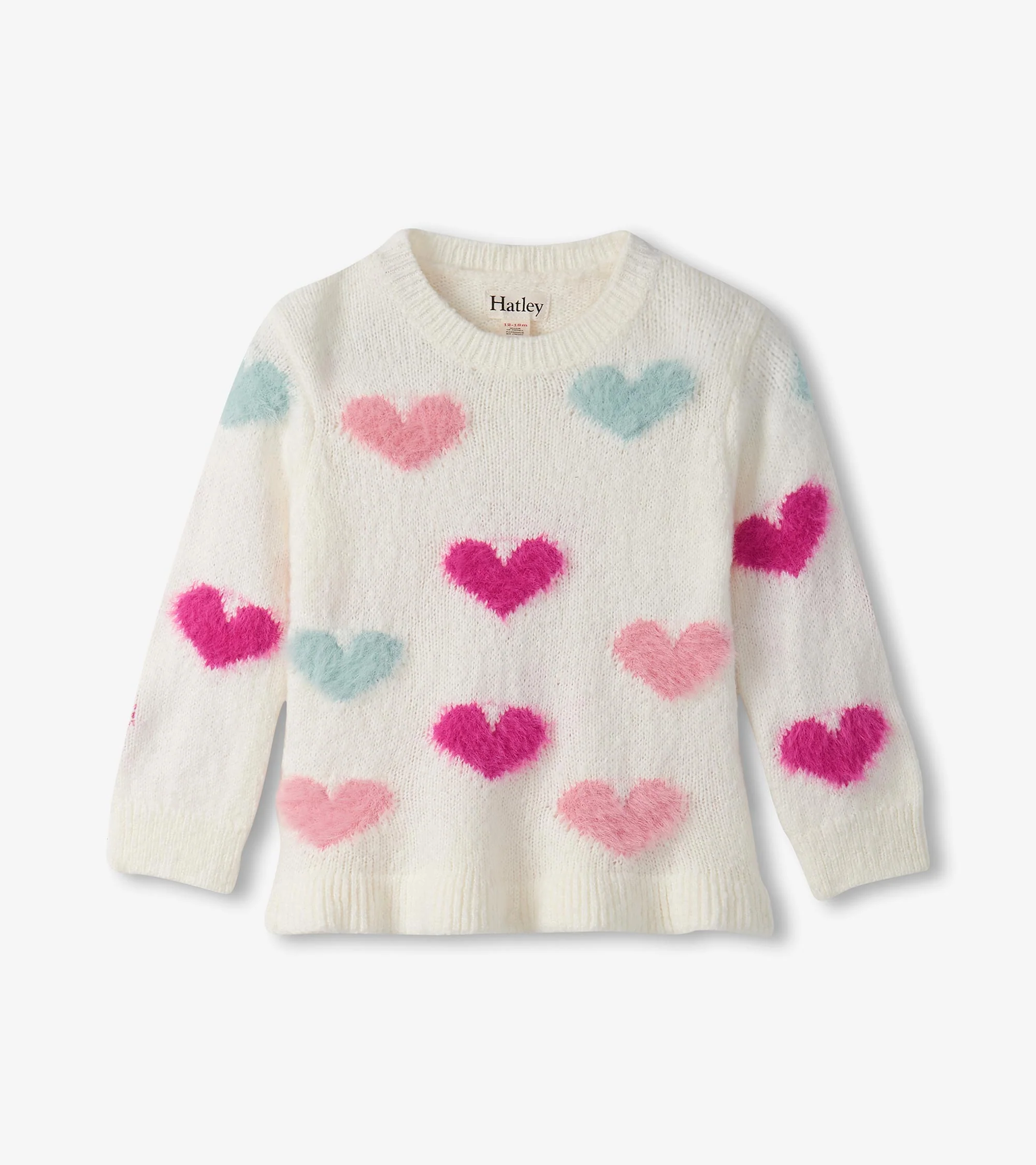 Baby & Toddler Girls Precious Hearts Pretty Sweater